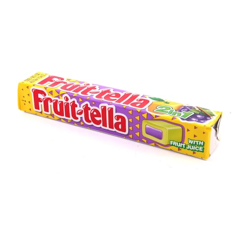 Fruit-Tella 2in1 Lemon &amp; Grape Candy 32.4g