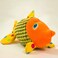 Plush Pet Fish Dog Toy - Multicolour - 3pc