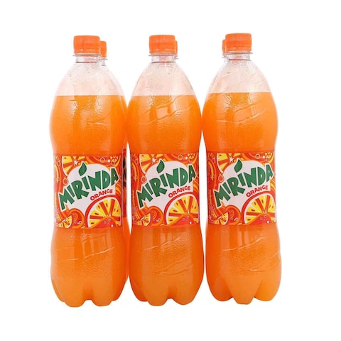 Mirinda Orange Soft Drink Bottle 1.25Lx6