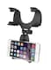 Margoun - Car Rearview Mirror Mount Holder For Apple iPhone 7/7Plus Black