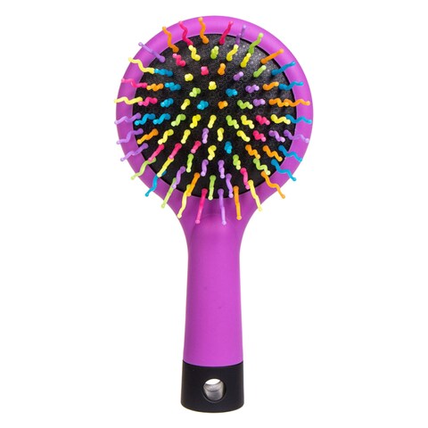 Uncle Bills Detangling Hair Brush With Mirror Purple