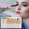 18 Pcs/Set Make up Brushes Contour Concealers Blending Face Powder Eye shadow Cosmetic Brushes with PU Leather Bag