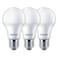 Philips 3 Pieces LED Bulb 9W E27 Warm White Gen 5