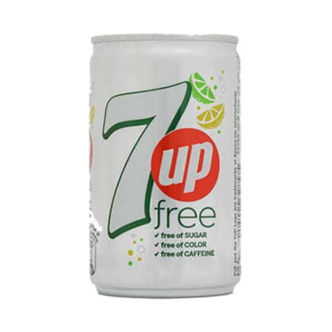 7 Up Soft Drink Diet Can 185ML