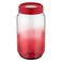 QLUX RAINBOW GLASS JAR 1000CC RED