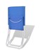 Generic 2-Piece Folding Beach Chair Set Blue/White 48X60X62Centimeter