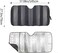 Window Sun Shade Visor Shield Cover, Keep Vehicle Cool Car Windshield Sunshade Thicken 5-Layer UV Reflector Auto Front