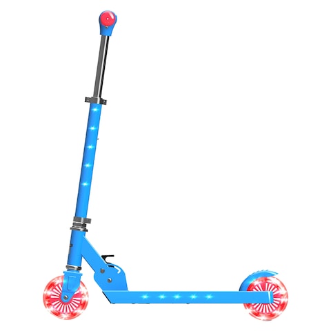 Lit Starship 2-Wheel Scooter Marina Blue