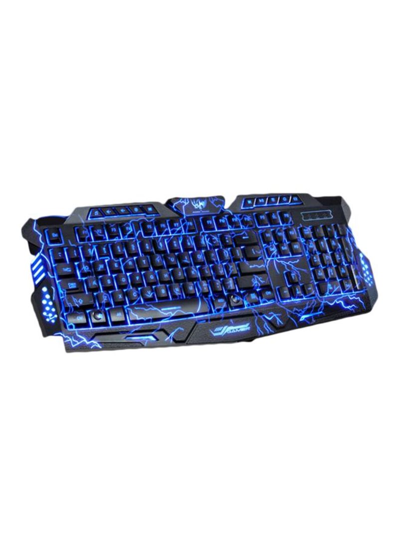 Buy M200 Led Backlit Wired Gaming Keyboard Blue/Black Online ...