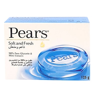 Pears Soft And Fresh With Mint 125G