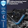 Remson Mag-X Magnetic Hybrid Protective Silicone Case Military Grade Protection For iPhone 14 Pro Max (Deep Purple)