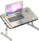 Lushh Adjustable Laptop Table, Portable Standing Bed Desk Foldable Sofa Breakfast Tray Notebook Stand Reading Holder