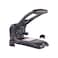 Kangaro HDP2160N Metal Paper Punch, Spring Assisted Handle, Guide Bar, 150 Sheets Capacity, Office Essentials