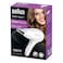 Braun Satin Hair 1 Hair Dryer HD 180, White, 1800 W