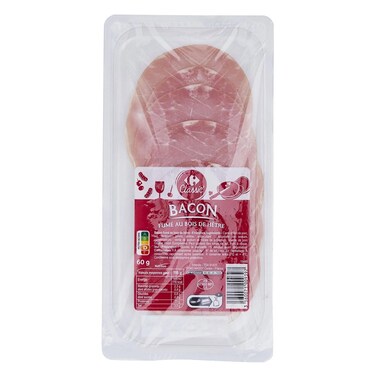 Carrefour Filet De Bacon 60GR
