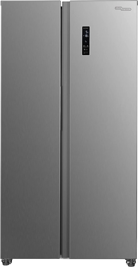 Super General 436L Net Capacity Side By Side Double-Door Refrigerator SGR-710SBS-SS