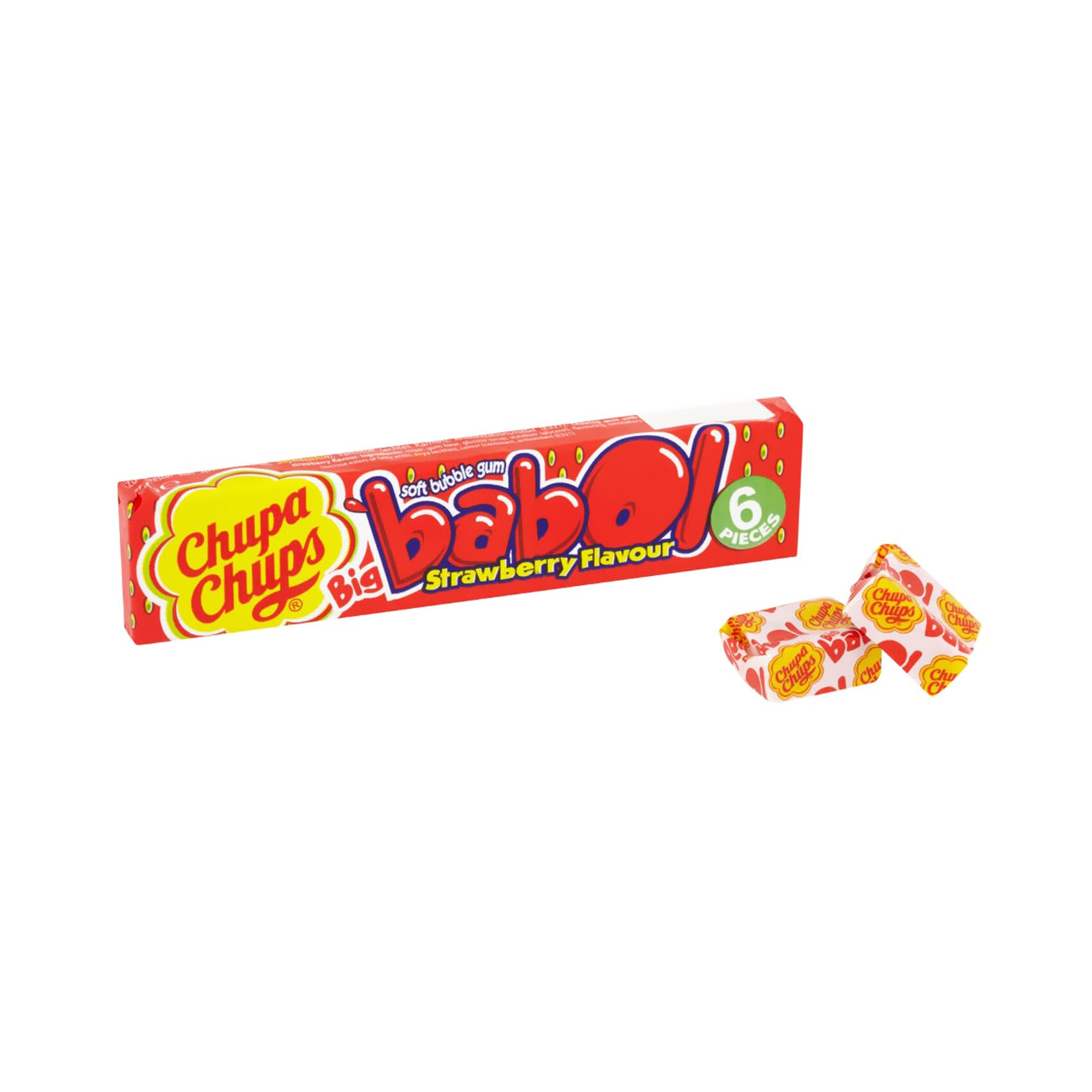 Chupa Chups Big Babol Strawberry 28 Gram 6 Pieces product thumbnail 2
