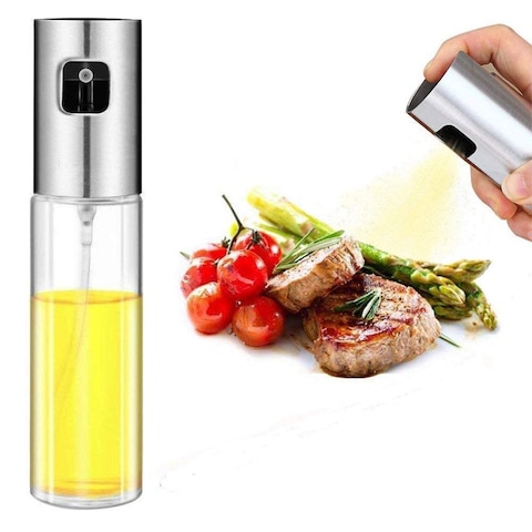 Oil Sprayer for Cooking, Olive Oil Sprayer Oil Dispenser Vinegar Bottle for BBQ, Making Salad, kitchen Baking, Grilling, Frying (100 ml) (100)