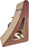 Cat Scratching Cardboard Box, Sloppy Triangular Scratcher Box, Scratching Catnip, Cat Play, Natural Scratching, Cozy Cat Scratching, Redish Color, Large L=35cm