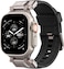 Spigen DuraPro Armor designed for Apple Watch Band for Apple Watch Ultra2/Apple Watch Ultra 49mm, Series 9/8/SE2/7/6/SE/5/4/3/2/1 45mm/44mm/42mm Durable Metal Connector Band - Fabric Black
