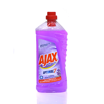 Ajax Optimal 7 Lavender Deodorize Liquid Detergent 1.25L