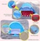 Children's Beach Tent With Pool 50+UPF UV Protection Sunshade Waterproof Breathable Cloth Shark Tent For Kids Outdoor Beach Toys