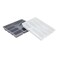 Multi-Compartment Cutlery Tray Black And White 2 PCS