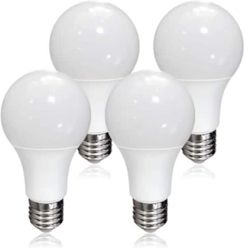 MODI LED Bulb, Indoor or Outdoor Non-dimmable LED Light Bulbs E27 Base AC220-240V Glass Shell 270 Degree Vintage Soft White Color LED Lamp, 12W 4Pack