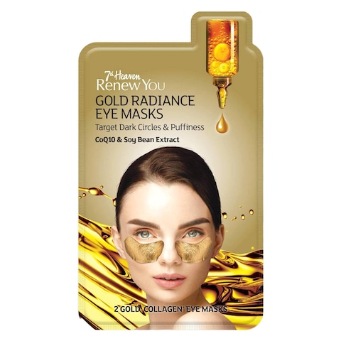 Montagne Jeunesse 7th Heaven Gold Radiance Eye Mask Gold 2 PCS