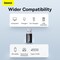Baseus USB C to USB 3.1 Adapter USB C Female to USB Male Adapter USB C Adapter 10Gbps Compatible with MacBook Pro 2018/2017,PC, Laptops Chargers and more Black