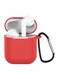 Generic Protective Case For Apple Airpods 1/2 Red/White