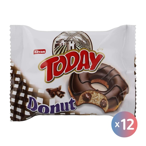 Today Cocoa Coated Donuts - 12 Pieces