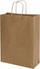 Markq Brown Paper bags with handles 33 x 26 x 12 cm Large Kraft Gift bags for Birthday Party Supplies, Weddings, Shopping, Presents (12 Bags)