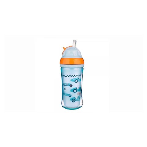 Canpol kid Cup with Soft Straw - 260 ml - +12 Months - Grey