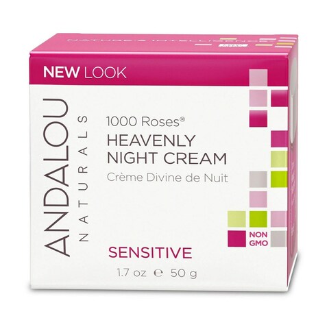 Andalou Naturals 1000 Roses Heavenly Night Cream White 50ml