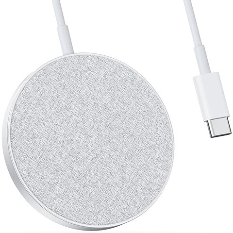 Anker PowerWave Select+ Magnetic Wireless Charging Pad &ndash; Silver