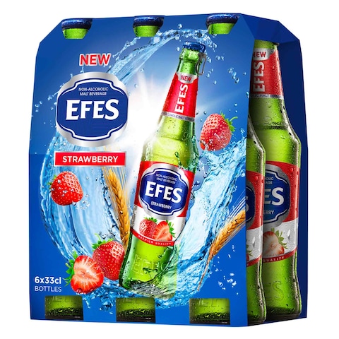 Efes Malt Beverage Bottle Strawberry 330ml x6