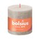 Bolsius Rustic Pillar Candle, Sandy Grey, 100/100mm