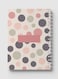 Lowha Spiral Notebook With 60 Sheets And Hard Paper Covers With Graphic Circles Design, For Jotting Notes And Reminders, For Work, University, School