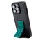 PU Leather Case with Hand Grip for iPhone 14 Pro - Green