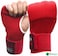 Max Strength Boxing Hand Wraps Inner Gloves For Punching Knuckle And Fist Protection Elasticated Long Wrist Wrap Great For MMA, Muay Thai, Kickboxing &amp; Martial Arts Weight Lifting Gym S/M, Red