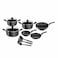 Tefal Super Cook Black Set 12 Pieces