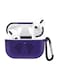 Generic Silicone Wireless Charging Case Cover For Earbuds Purple