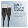 Promate Lightning To USB-A Data Sync And Charging Cable 2m Black