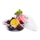 Aiwanto 1000ml Glass Bowl with Lid Fruit Salad Bowl Dining Table Food Storage Bowl