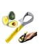 Sunshine 5-In-1 Multifunctional Avocado Tool Yellow/Grey 21X5.5cm