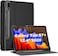 QuickTech  Galaxy Tab S7 Plus 12.4 Case 2020 with S Pen Holder, Slim Stand Protective Folio Case Smart Cover for Galaxy Tab S7 Plus 2020 Release 12.4 Inch SM-T970/T975/T976 -Black