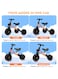 Sky-Touch 4 In 1 Kids Balance Bike Tricycles, For 1-4-Year-Old Toddlers, Trike With Adjustable Seat, Indoor Or Outdoor, Pink