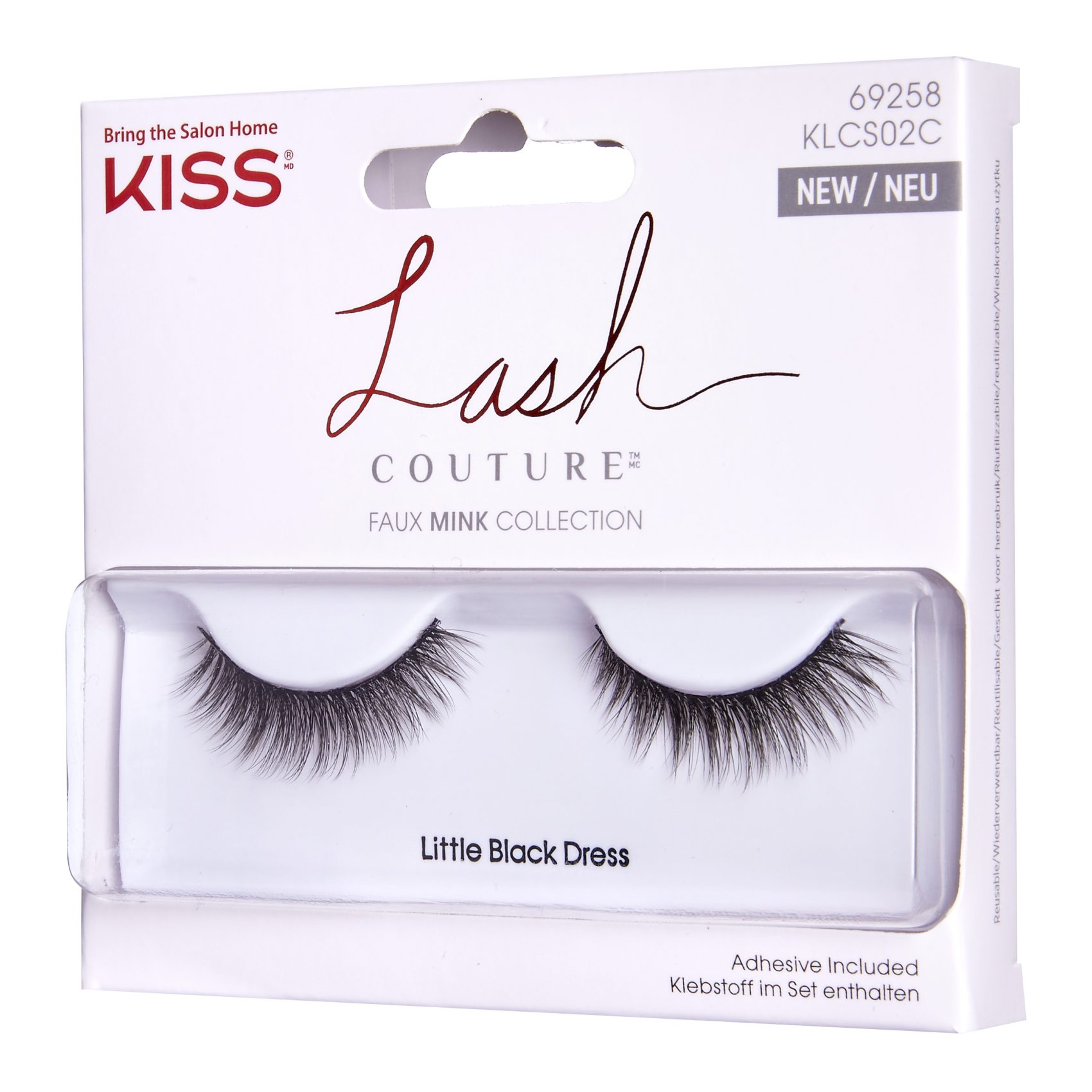 Kiss Lash Couture Faux Mink False Eyelashes KLCS02 Little Black Dress 