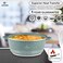 LIFE SMILE Pots Set 8 pieces - Kitchen Cookware set, Granite Non Stick Coating, Die Cast aluminum 100% PFOA FREE include Casseroles &amp; Silicone Utensils (Green (24/28/32CM))